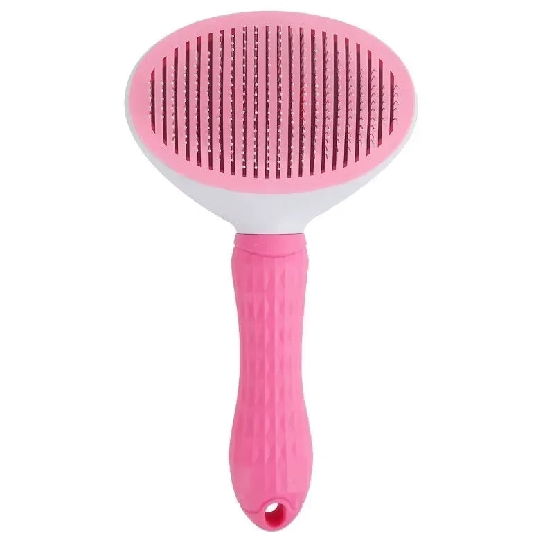 Dog Brush Cat Comb Self Cleaning Pet Hair Remover Brush For Dogs Cats Grooming Dematting Comb