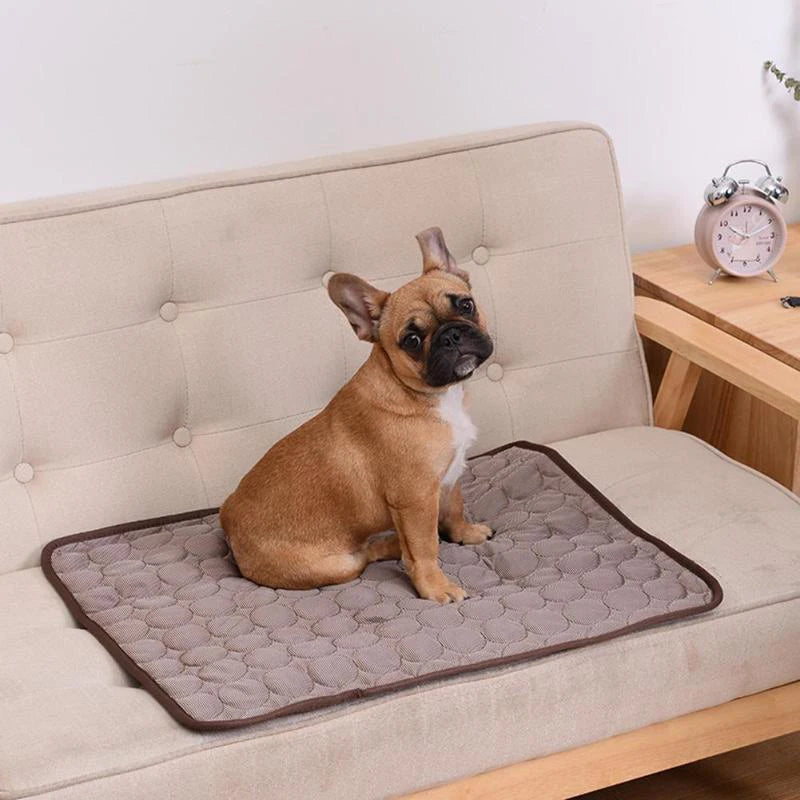 Dog Cooling Mat Cat Durable Ice Pad Blanket
