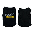 Police Pet Vest Puppy Clothes