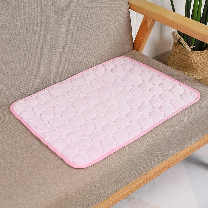 Dog Cooling Mat Cat Durable Ice Pad Blanket