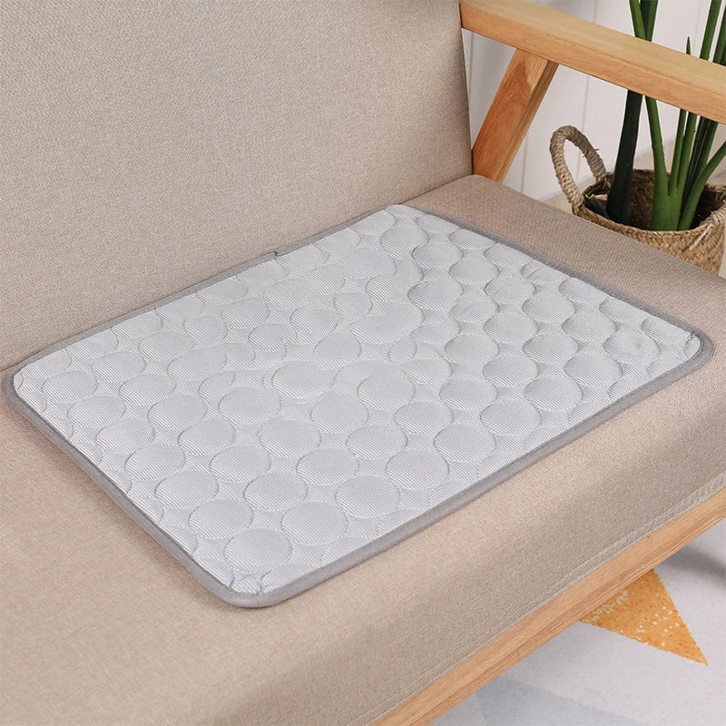 Dog Cooling Mat Cat Durable Ice Pad Blanket