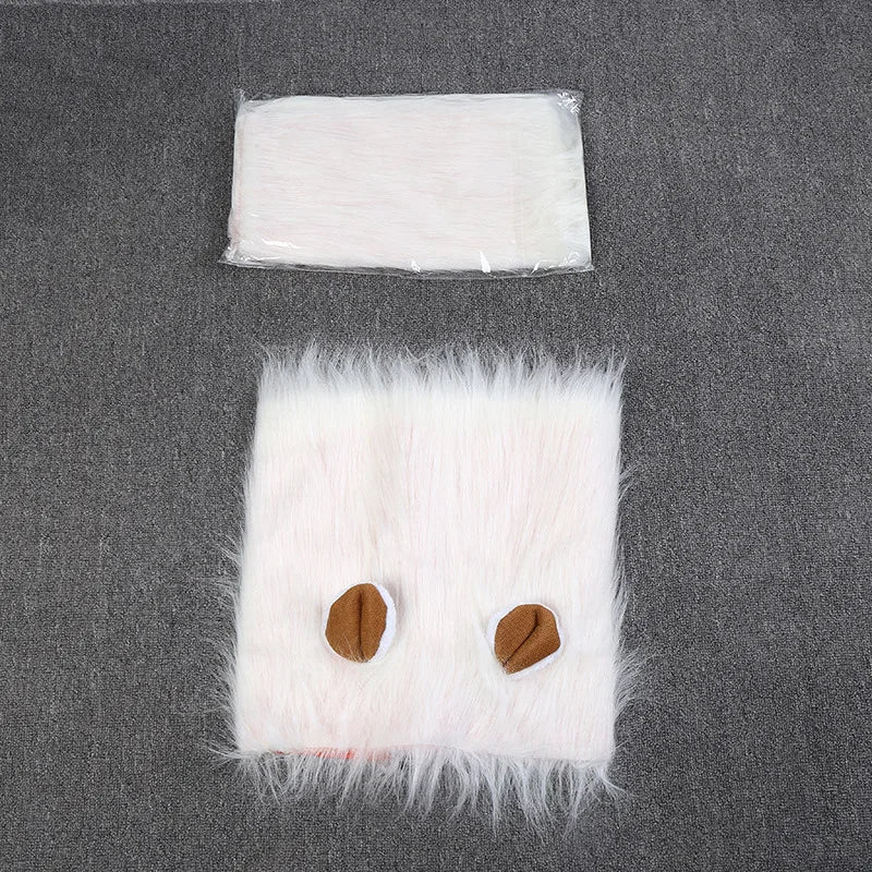 Cute Lion Mane Dog Wig Costume