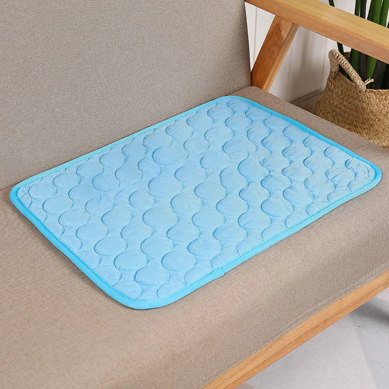 Dog Cooling Mat Cat Durable Ice Pad Blanket