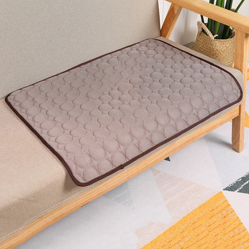 Dog Cooling Mat Cat Durable Ice Pad Blanket