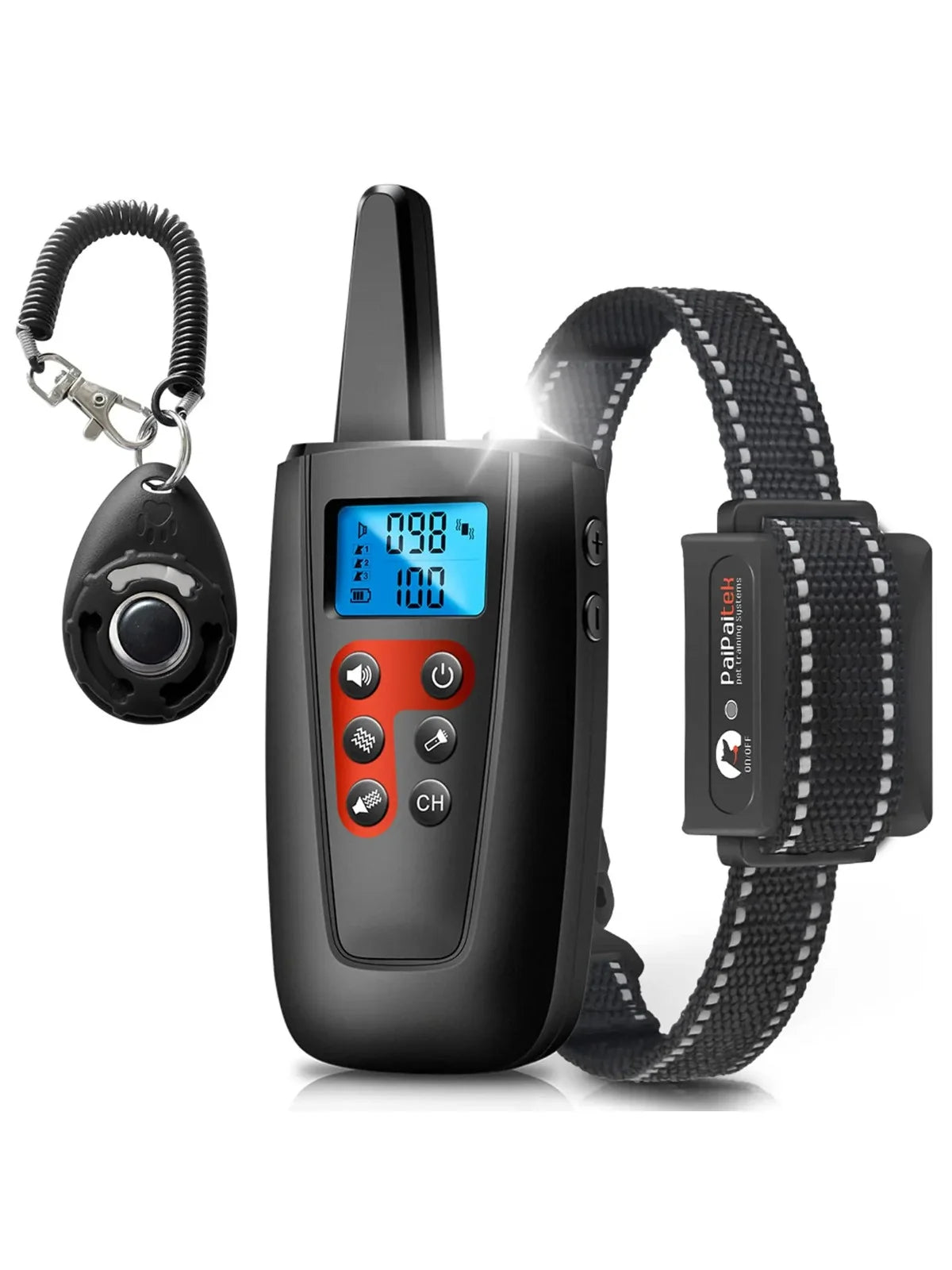 No Shock Dog Training Collar for All Size Dogs, 3300ft Range Vibrating Dog Collar, IPX7 Waterproof with Remote