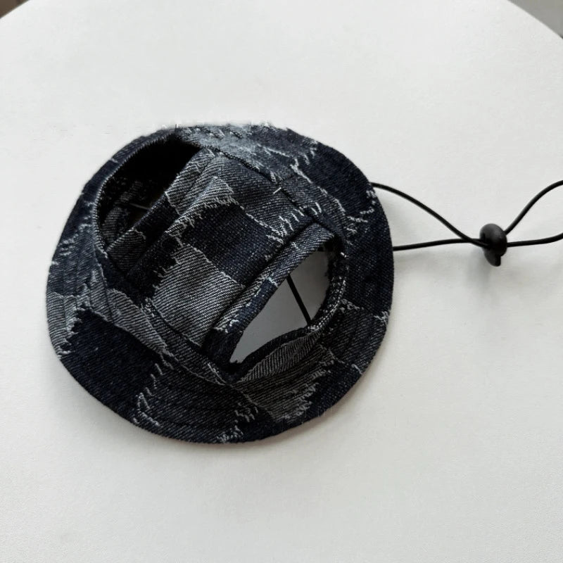 Cat Bucket Hat Dog Sun Hat Breathable With Ear Holes
