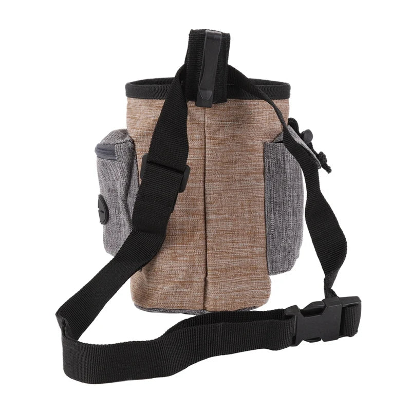 Dog Treat Training Pouch Bag with Poop Bag Dispenser