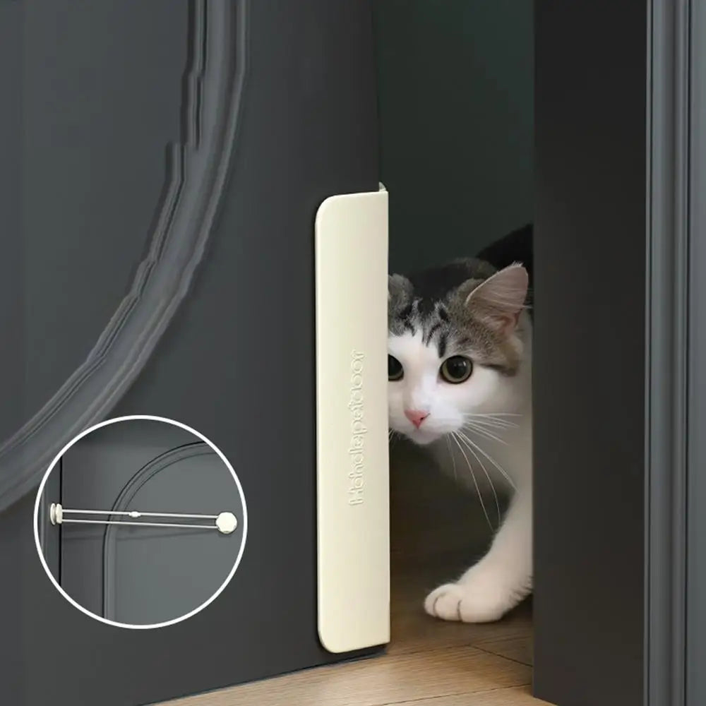 Pet Door Opener Automatic Lockable Entry Training Without Drilling Easy Installation