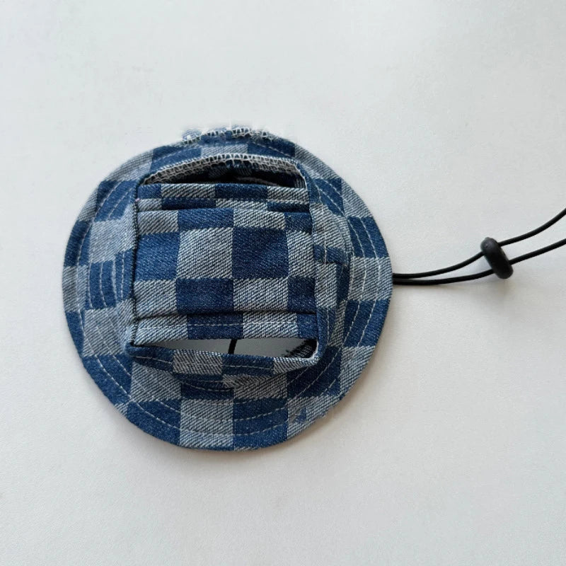Cat Bucket Hat Dog Sun Hat Breathable With Ear Holes