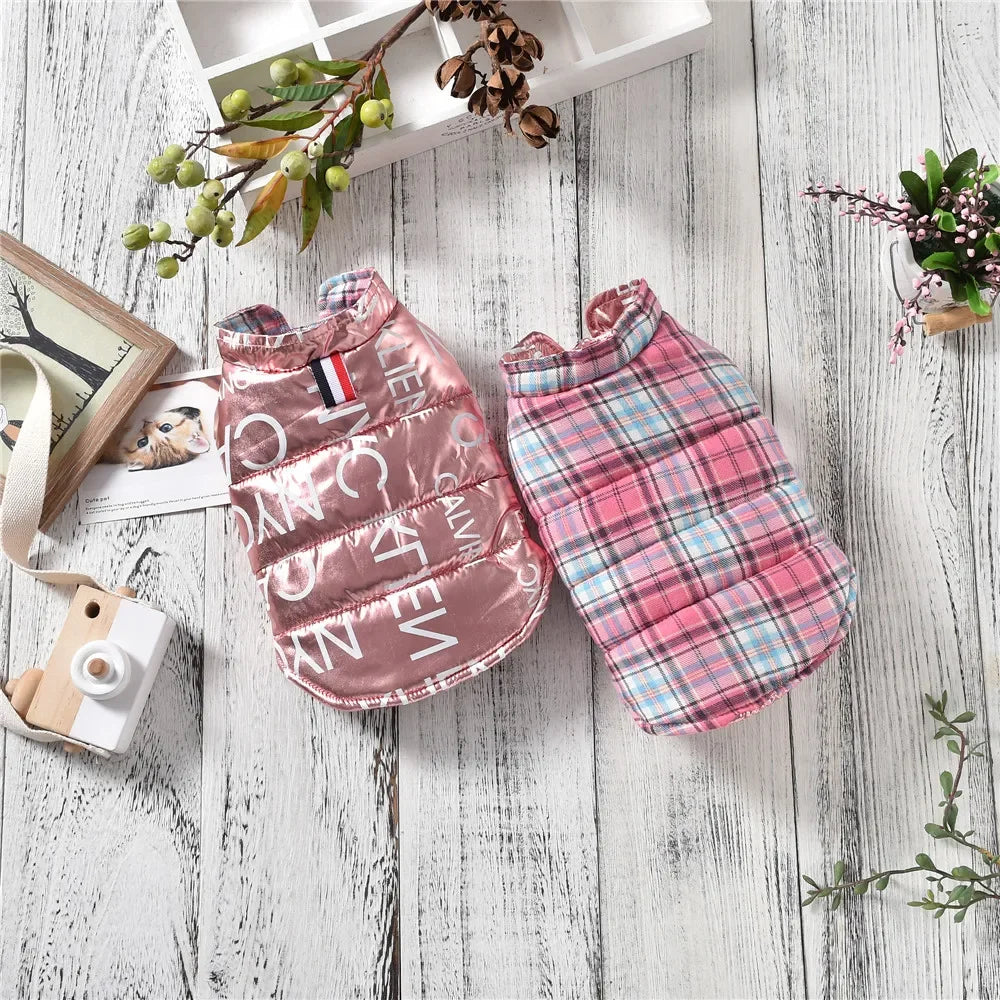 Dog Costume Double Sides Wear Pet Coat Jacket