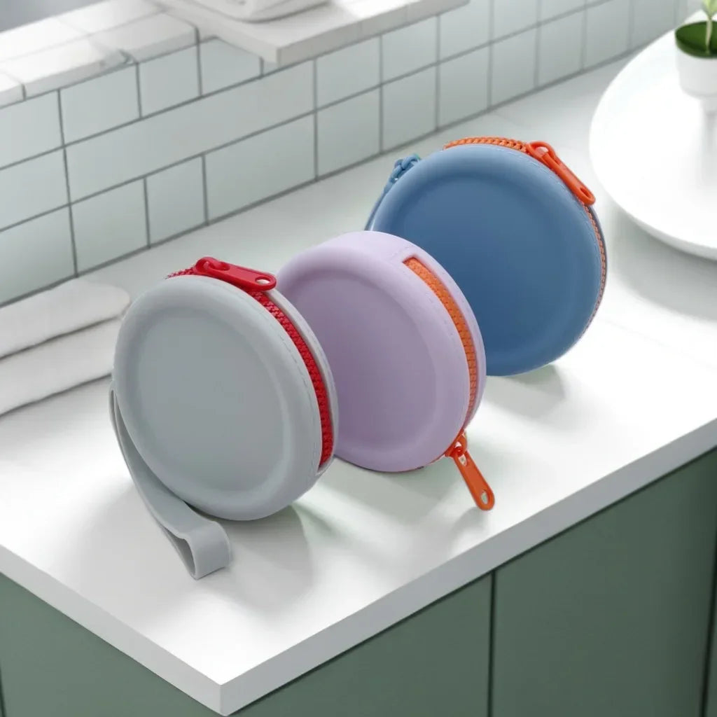 1Pc Silicone Dog Food Bag Outdoor Training Dog Treat Pouch Waterproof