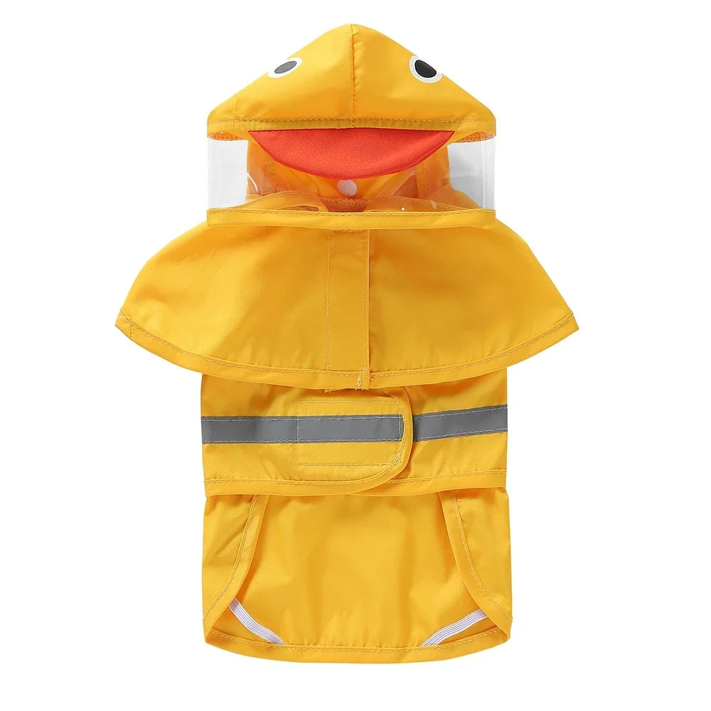 Pet Raincoat Reflective Hoodie