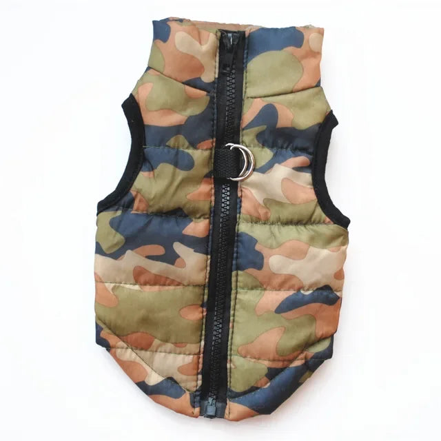 Warm Dog Clothes For Small Dogs Windproof Dog Jacket Vest