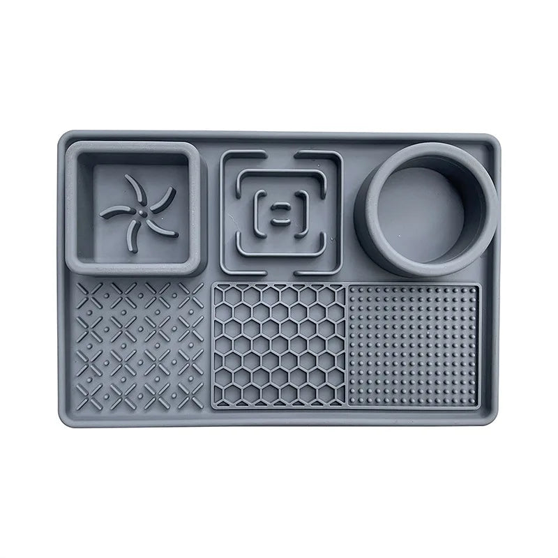 Dog Licking Pad Slow Feeding Bowl Food Grade Silicone Suction Cup