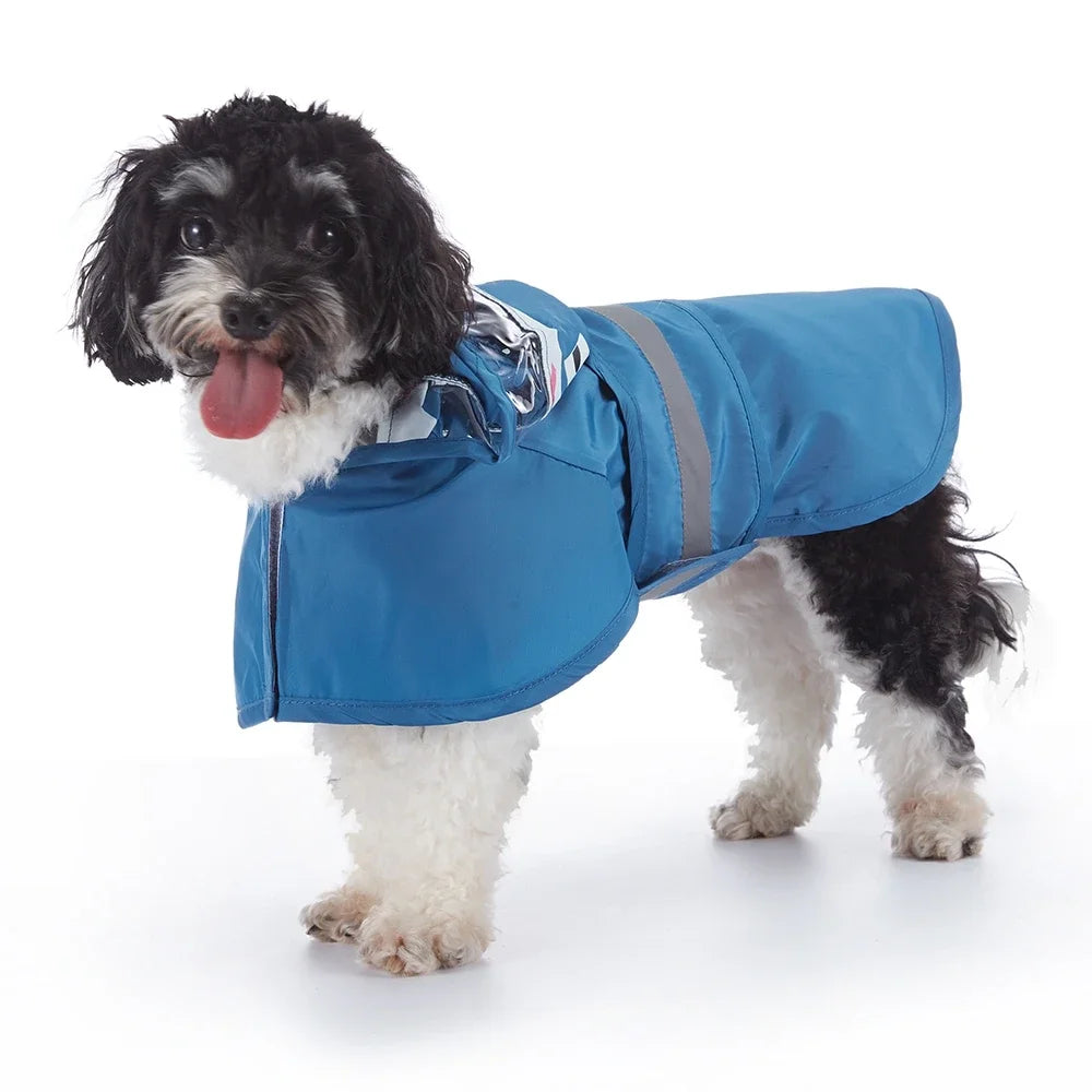 Pet Raincoat Reflective Hoodie