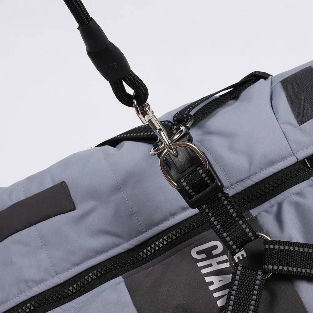 Pet Dog Jacket With Harness Waterproof