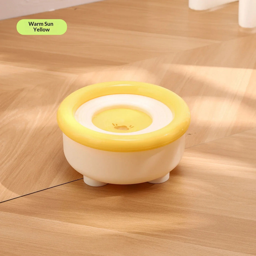 Floating Dog Water Bowl with Filter - Anti Splash Suspension