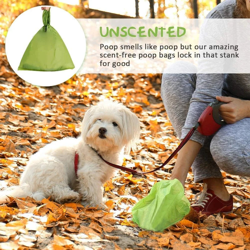 Dog Poop Bag Biodegradable Strong with Dispenser