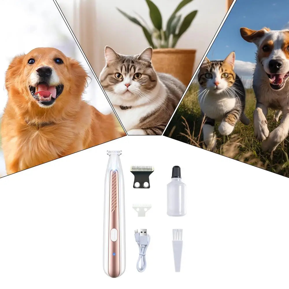 Portable Dog Cordless Nail Grinder Rechargeable Deep gap Shaver