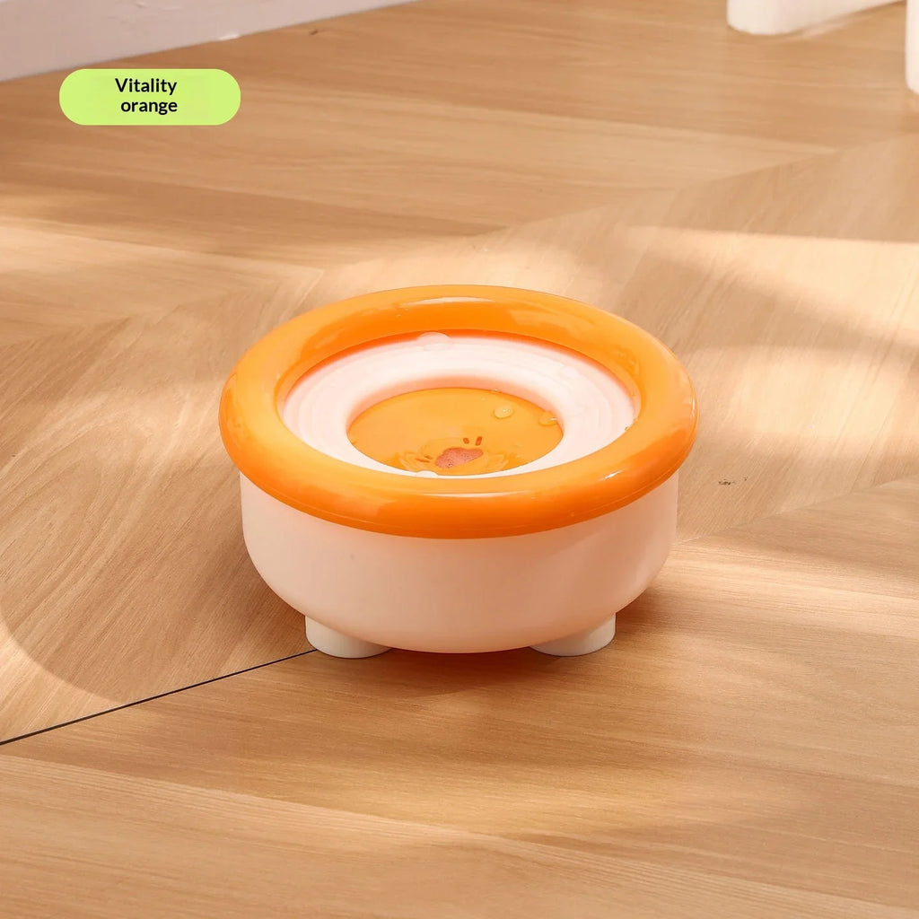 Floating Dog Water Bowl with Filter - Anti Splash Suspension