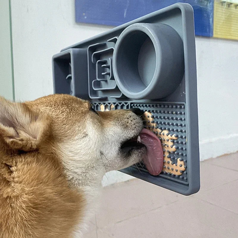Dog Licking Pad Slow Feeding Bowl Food Grade Silicone Suction Cup