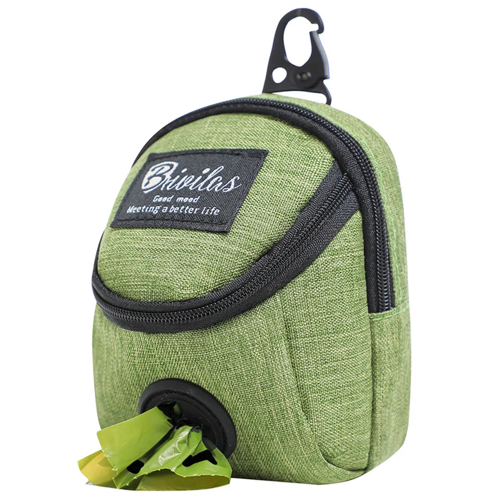 Portable Dog Training Treat Bag Poop Bag Dispenser