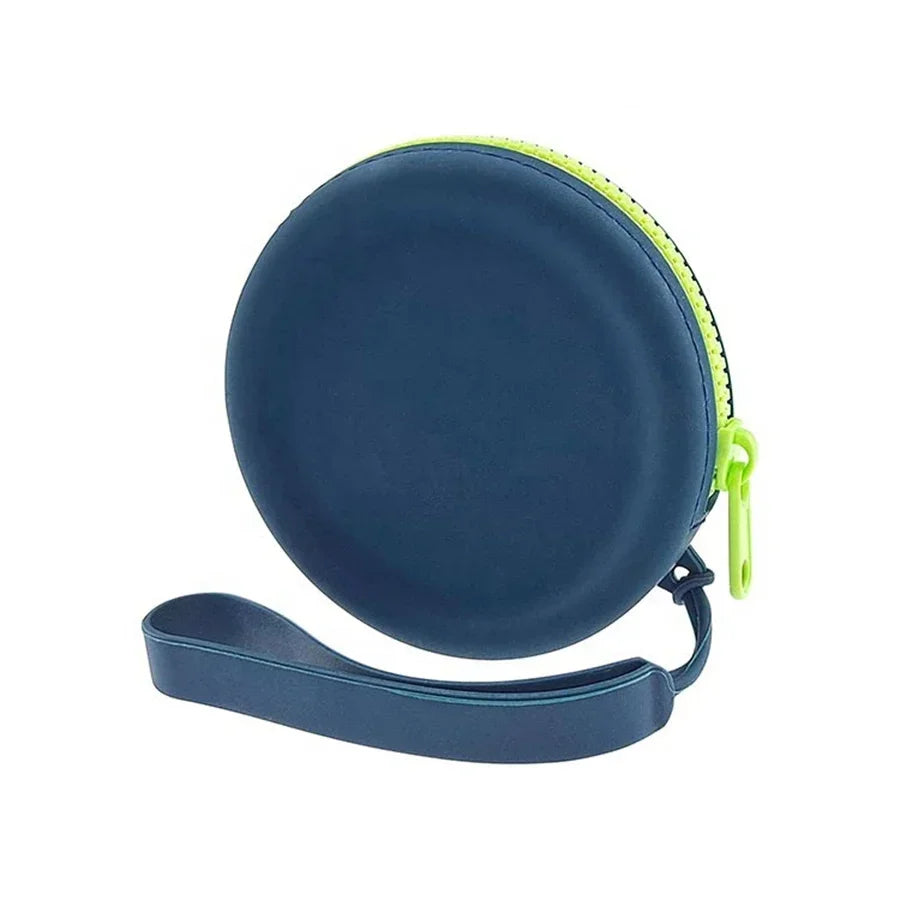 1Pc Silicone Dog Food Bag Outdoor Training Dog Treat Pouch Waterproof