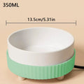Heated Cat Bowl Rechargeable Ceramic