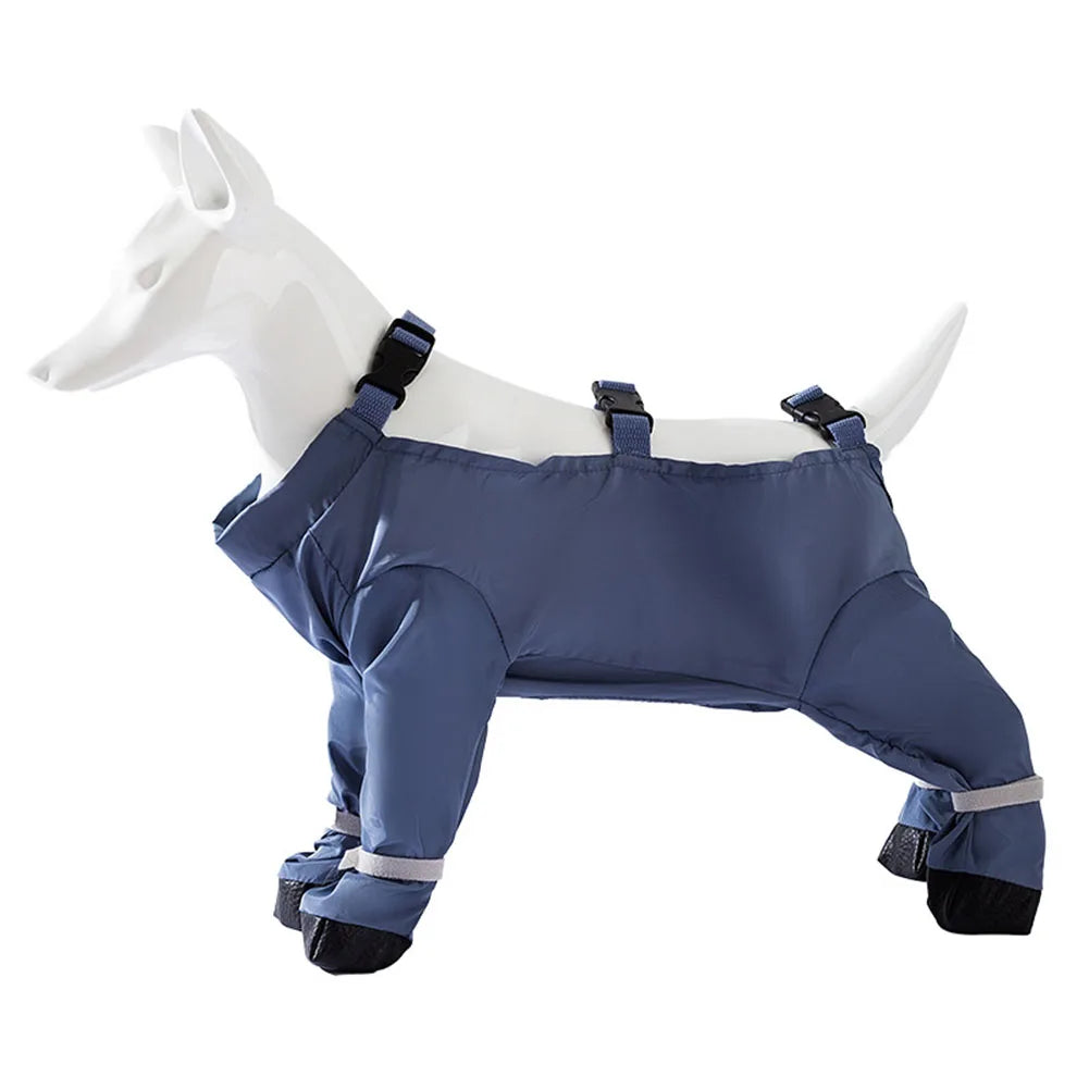 Anti-Slip Dog Paw Protector Shoes with Suspender