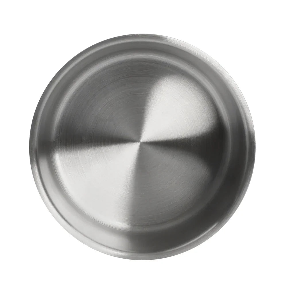 Stainless Steel Double Wall Dog Feeding Bowl Non Skid Ideal All Dog Breeds