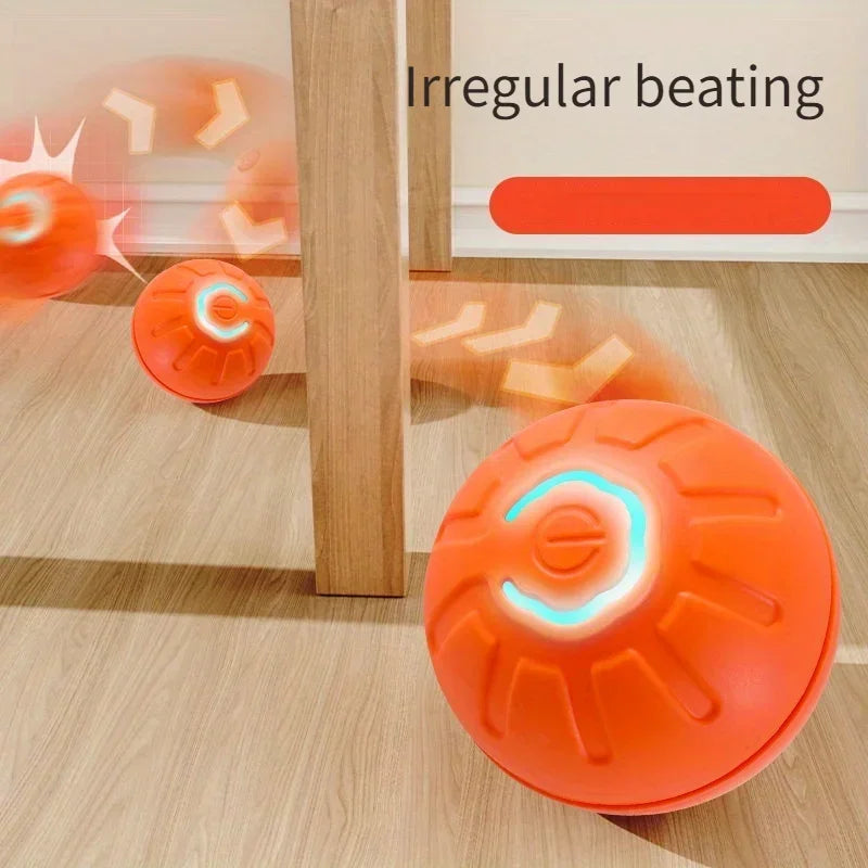 1-10PCS Smart Dog Toy Ball Electronic Interactive USB Automatic Moving Bounce