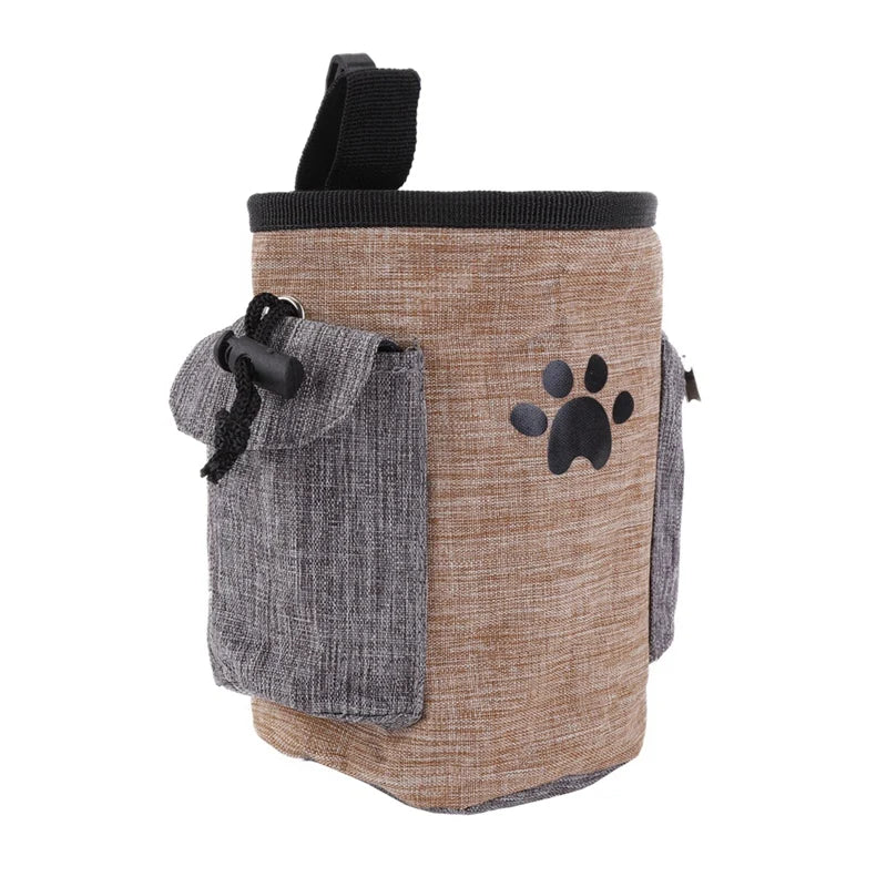 Dog Treat Training Pouch Bag with Poop Bag Dispenser