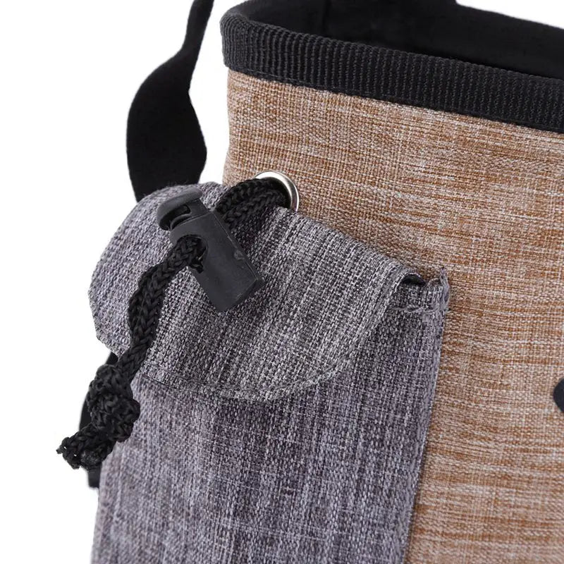 Dog Treat Training Pouch Bag with Poop Bag Dispenser