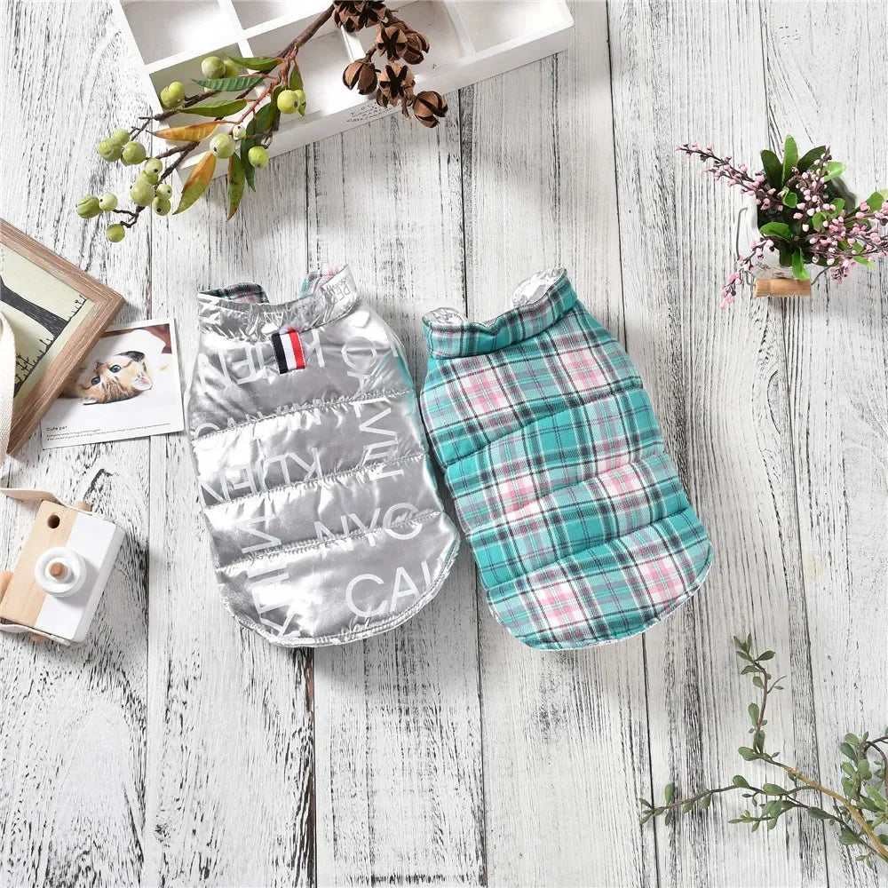 Dog Costume Double Sides Wear Pet Coat Jacket