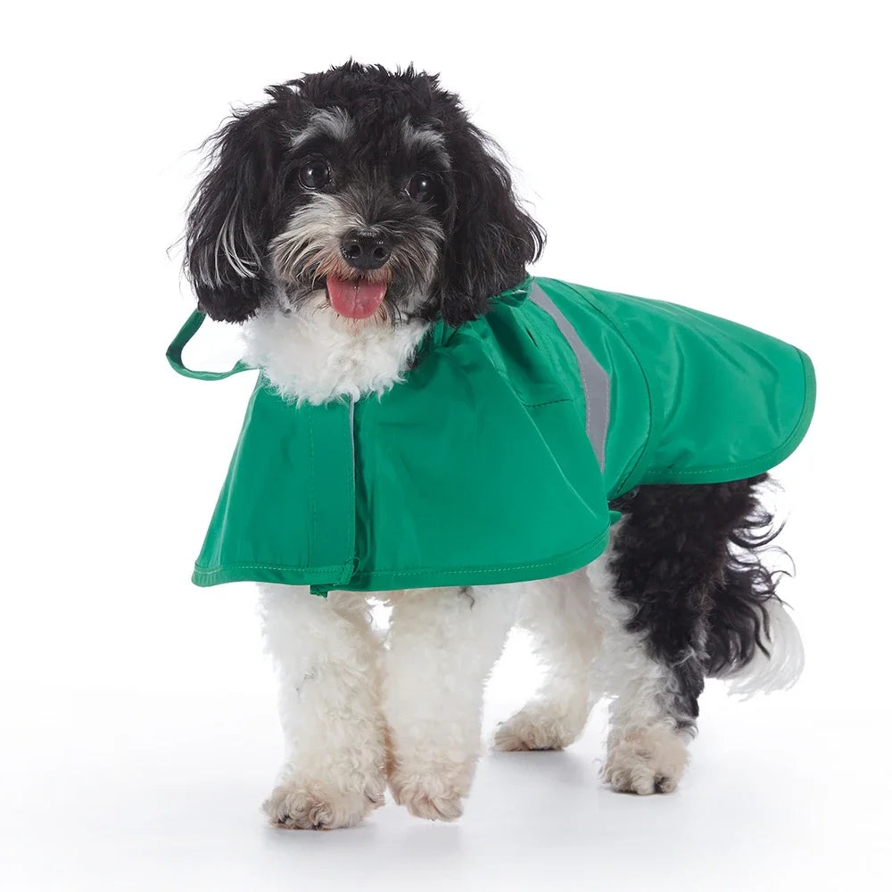 Pet Raincoat Reflective Hoodie