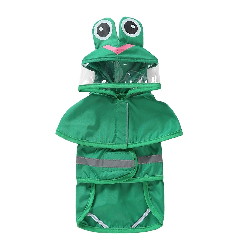 Pet Raincoat Reflective Hoodie