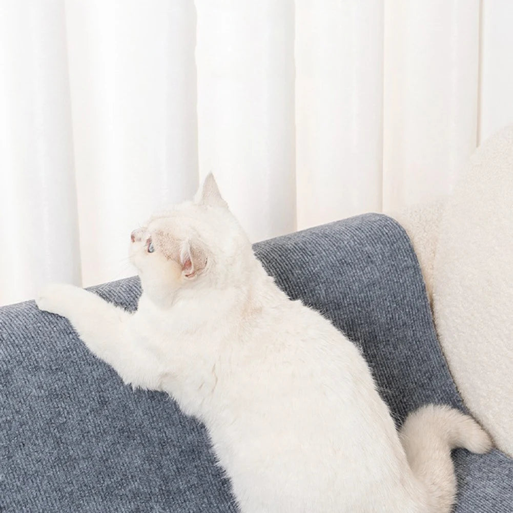 Cat Scratching Mat Self-Adhesive Trimmable for Carpet or Sofa