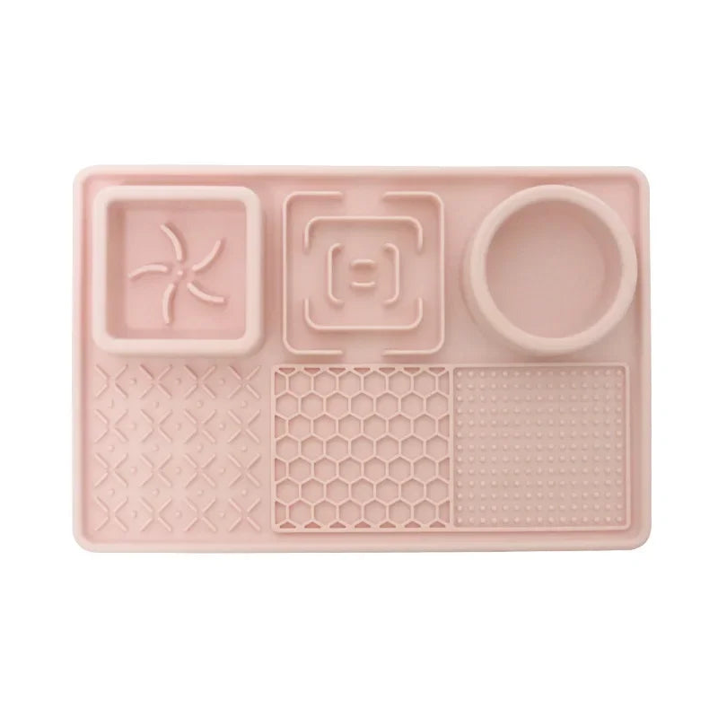 Dog Licking Pad Slow Feeding Bowl Food Grade Silicone Suction Cup