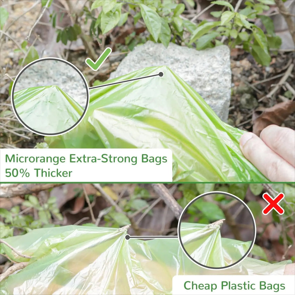 Dog Poop Bag Biodegradable Strong with Dispenser