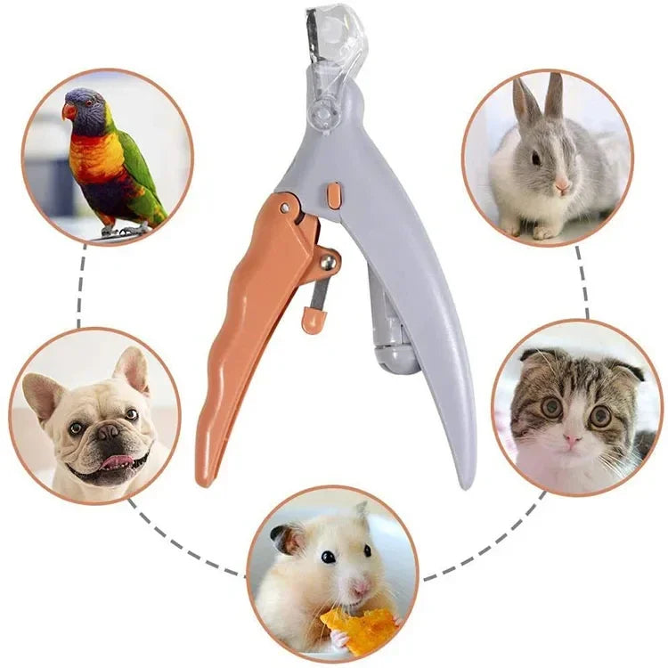 Professional Pet Nail Clipper Scissors With LED Light Cat Dog