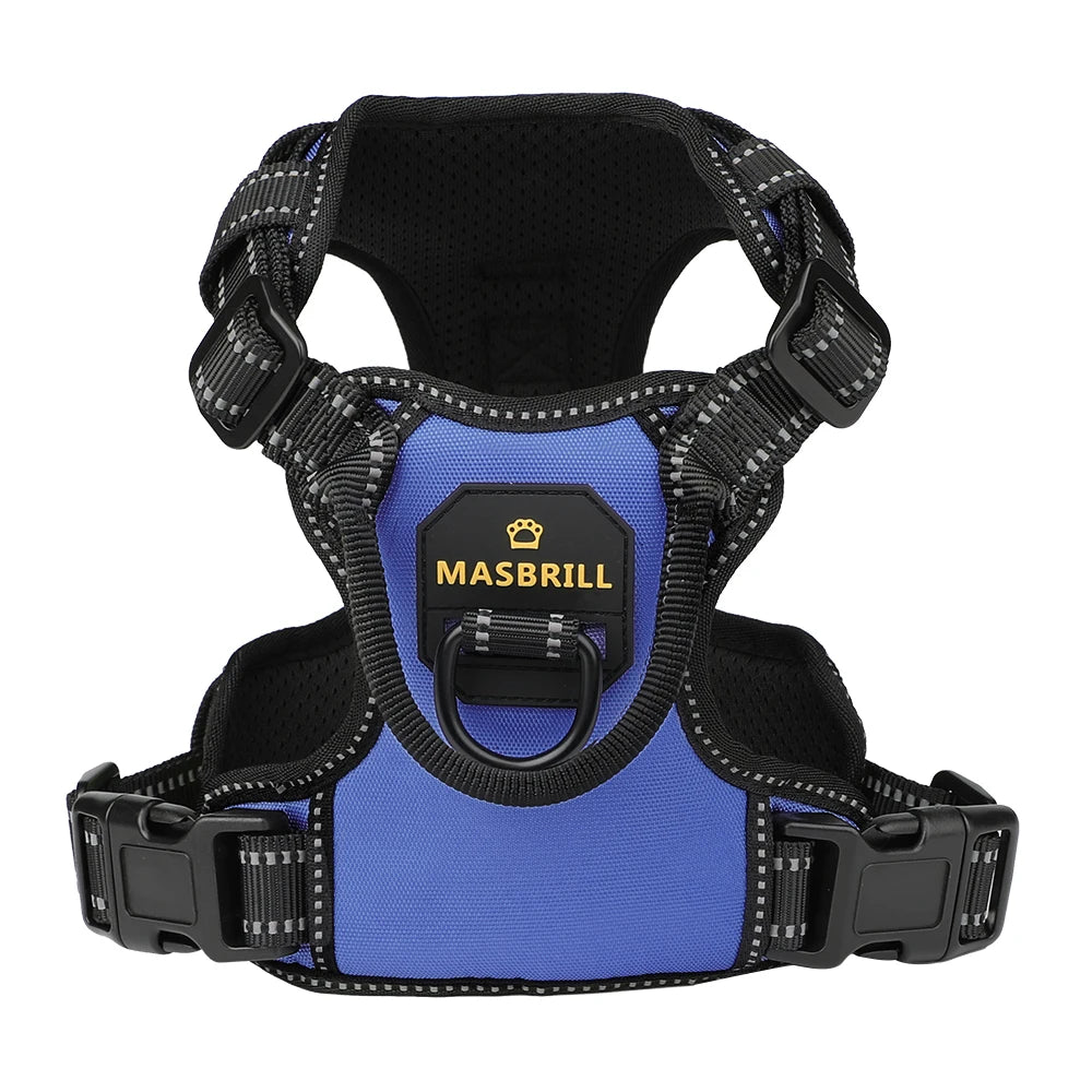 Dog Harness No Pull Adjustable Reflective