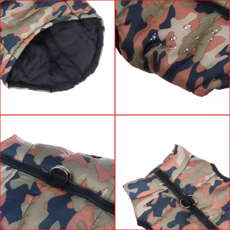 Warm Dog Clothes For Small Dogs Windproof Dog Jacket Vest