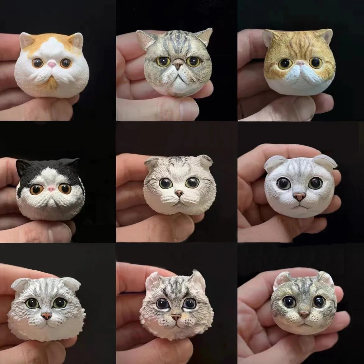 3D Pet Portrait Keychain Custom Head Ornament