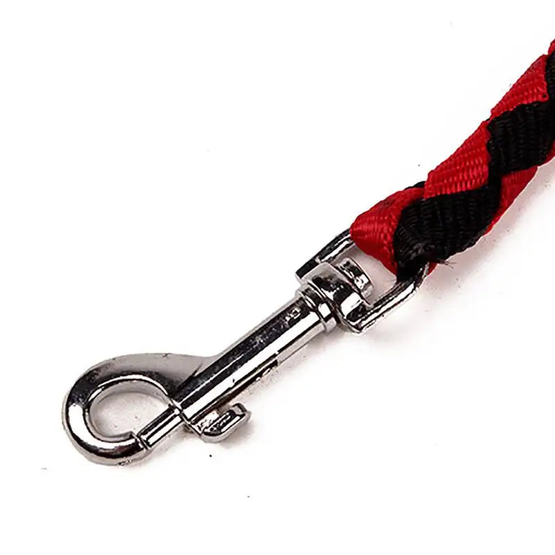 1.4m Pet Double Leash 2 Way Couplers Dog Leash Rope Elastic