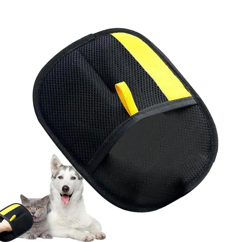 Pet Grooming Gloves Static Dedusting Brush Pet Hair Remover