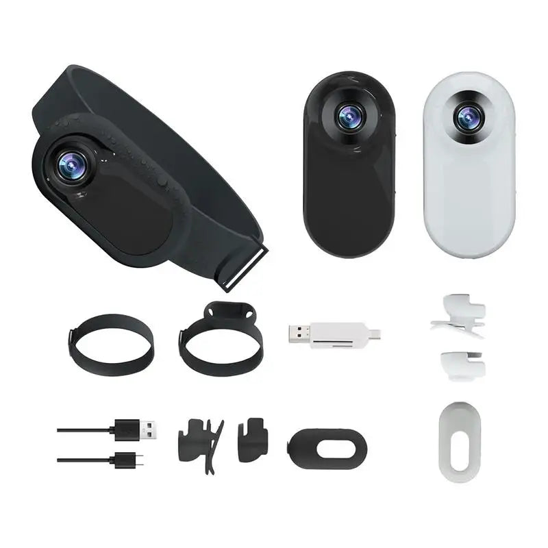 Pet Collar Camera HD 1080p With Screen Video Recording Wireless