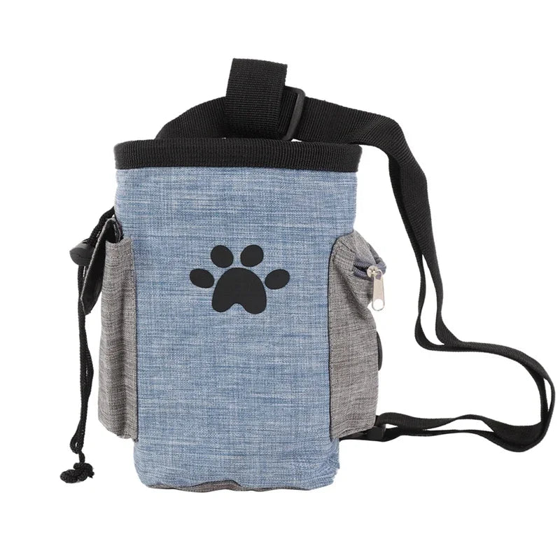 Dog Treat Training Pouch Bag with Poop Bag Dispenser