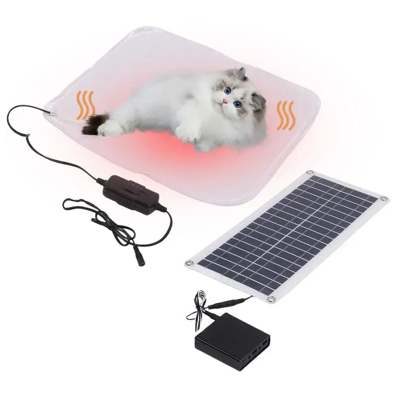 Solar Pet Heating Pad 100W Waterproof Adjustable Thermal Pet blanket