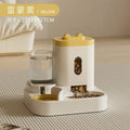 Automatic Feeder Dog Cat Food Bowl With Water Fountain and Pet Food Storage