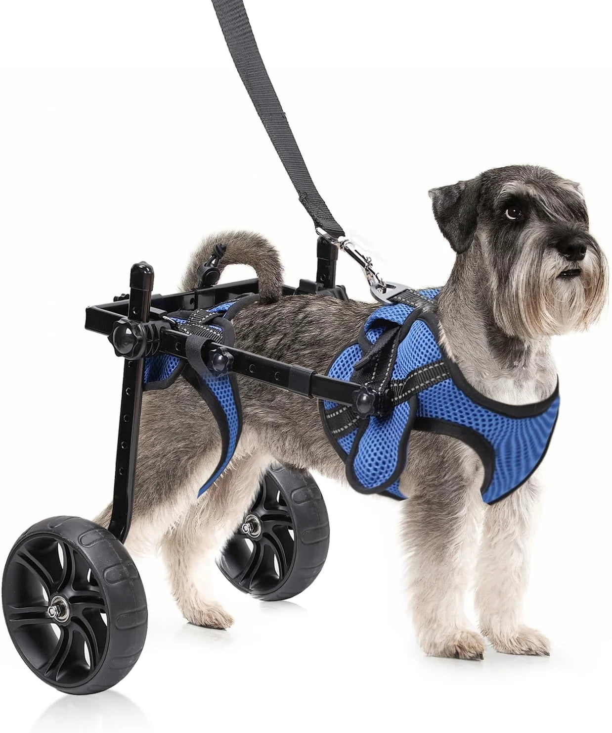 Dog Wheelchair for Back Legs with Upgraded All-Terrain Tires & Durable Bearings, Adjustable